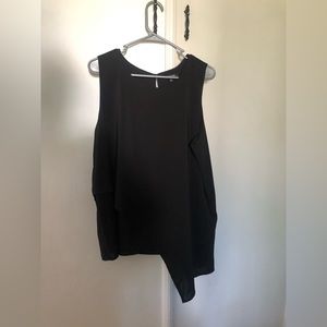 Asymmetrical Black Tank